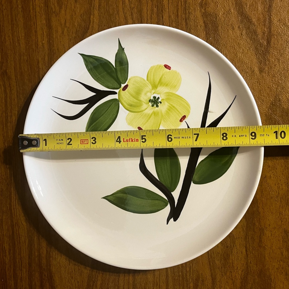 Vintage Joni Dixie Dogwood 9 1/2" Plate - Picture 5 of 6